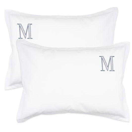 Monogrammed Pillow Shams (Set of 2) - M