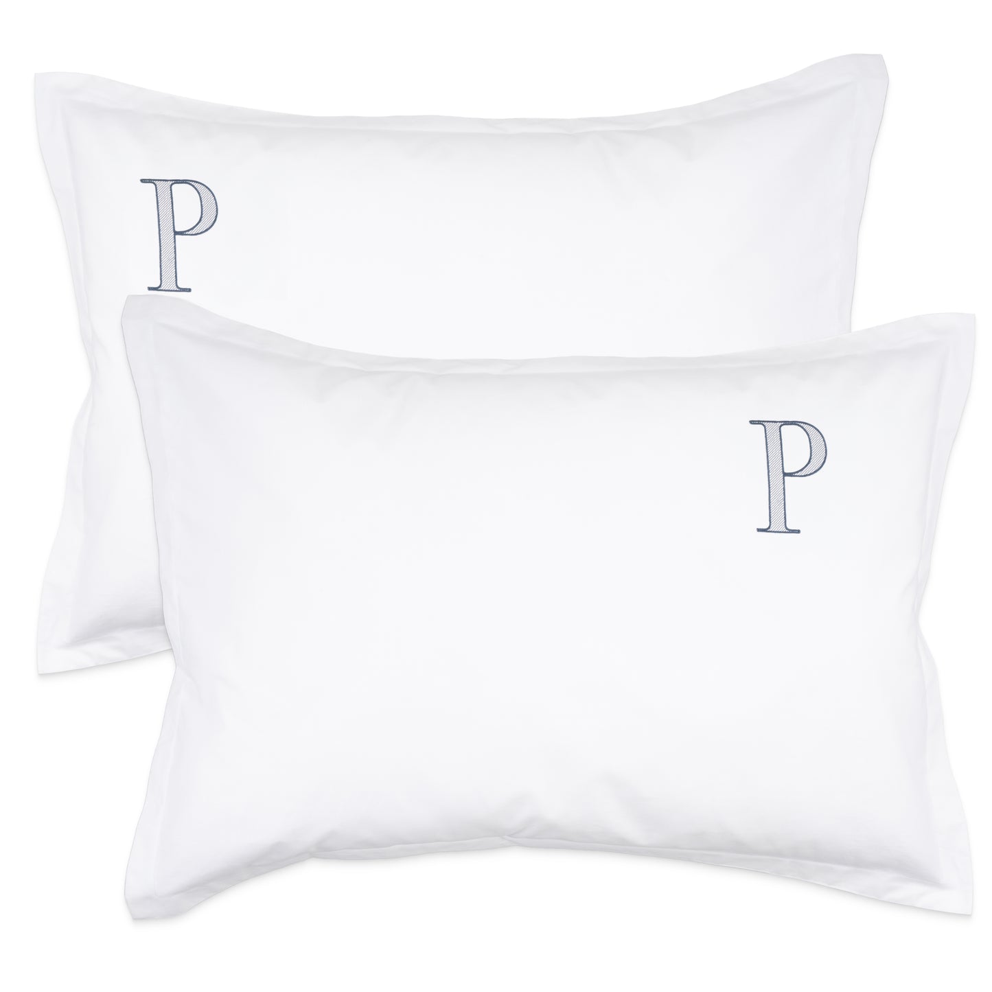 Monogrammed Pillow Shams (Set of 2) - P