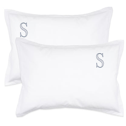 Monogrammed Pillow Shams (Set of 2) - S